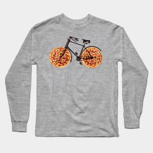 pizza bicycle Long Sleeve T-Shirt